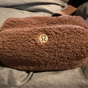 lululemon athletica Brown Sherpa Pouch